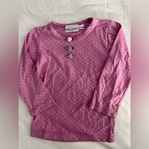 Z'Baby Company NY pink baby top 18 24 mo